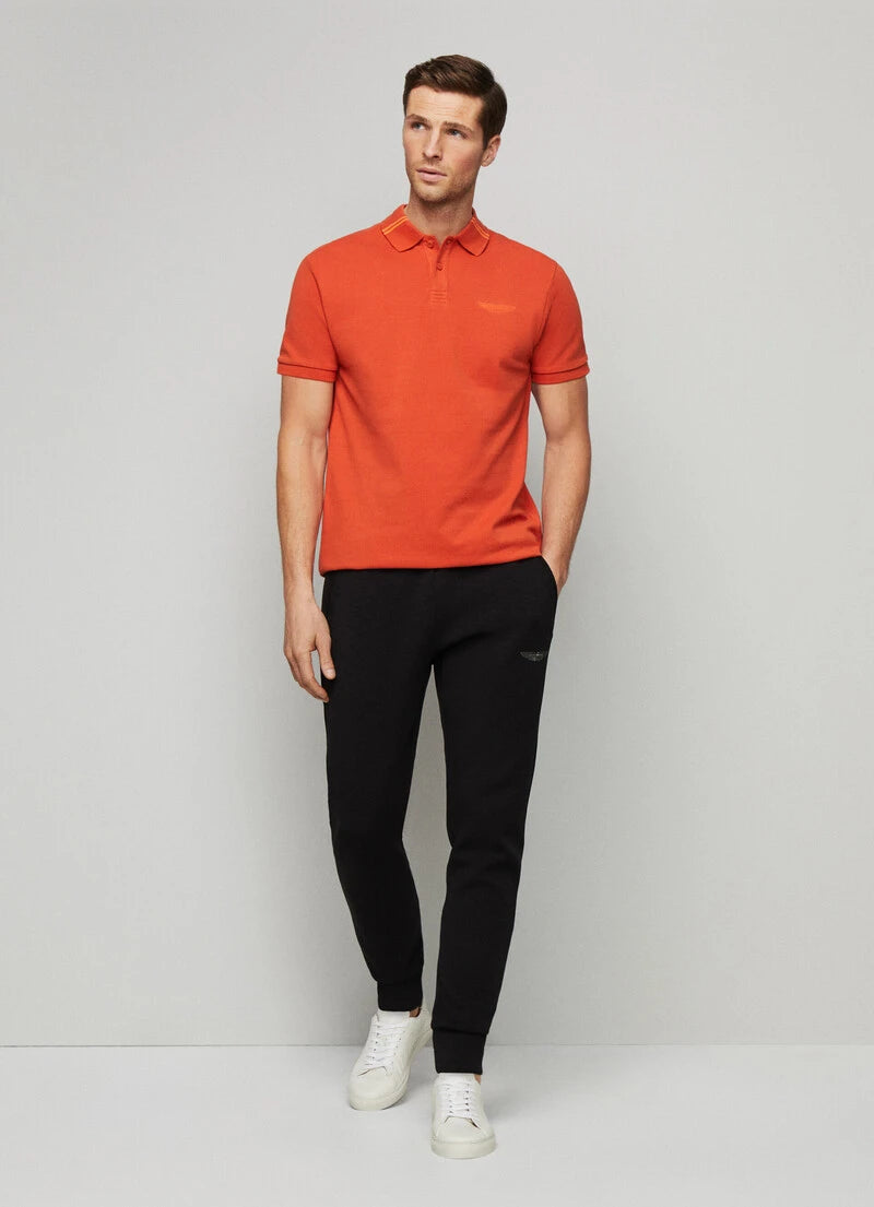 HACKETT || ASTON MARTIN CLASSIC FIT POLO SHIRT / ORANGE - FASHION MYST 