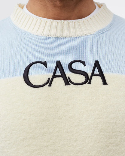 CASABLANCA || Logo Dégradé Intarsia Jumper Pullover