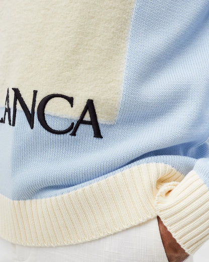 CASABLANCA || Logo Dégradé Intarsia Jumper Pullover