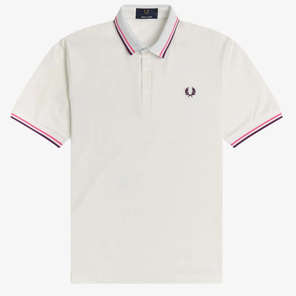 FRED PERRY || Panelled Long Sleeve Polo T-Shirt - FASHION MYST 