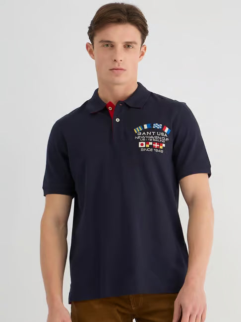 GANT || Men’s Premium Cotton Pique Polo Shirts – New Haven Sailing Heritage Collection