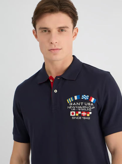 GANT || Men’s Premium Cotton Pique Polo Shirts – New Haven Sailing Heritage Collection