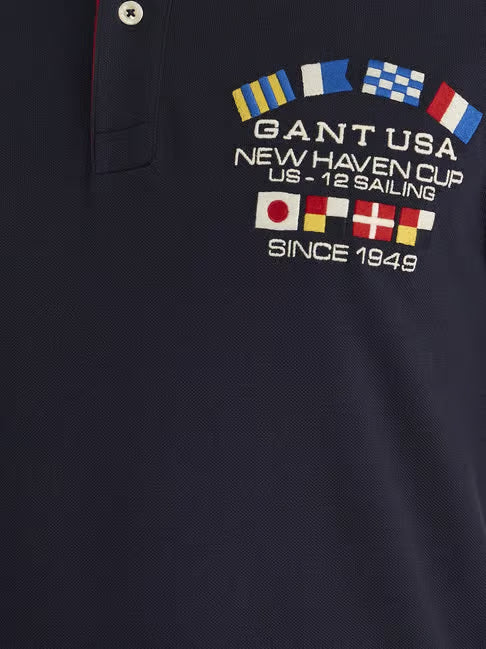 GANT || Men’s Premium Cotton Pique Polo Shirts – New Haven Sailing Heritage Collection