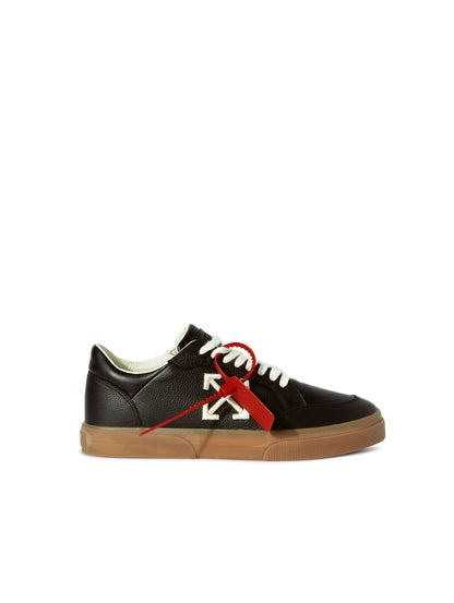 Off-White Vulcanized 7.0 Leather Sneakers – Black/White/Gum