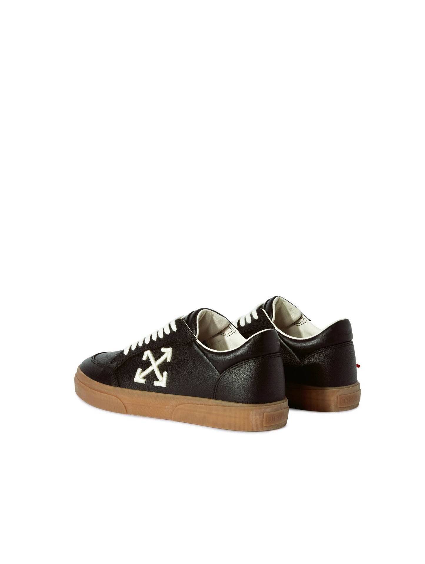 Off-White Vulcanized 7.0 Leather Sneakers – Black/White/Gum
