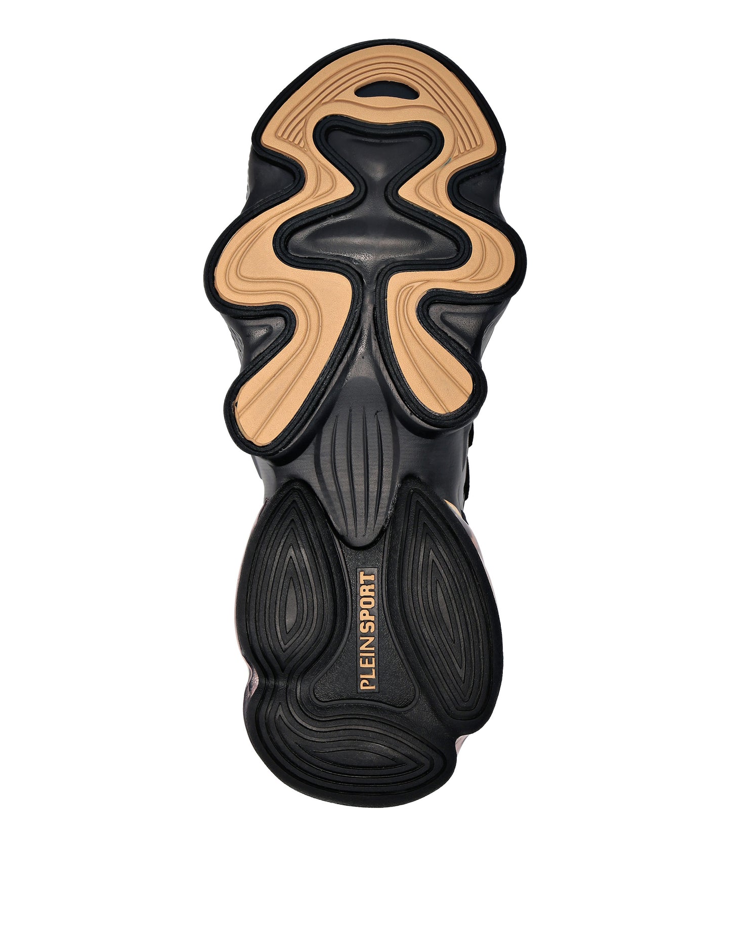 PHILIPP PLEIN || Plein Sport Tiger Attack Men’s Luxury Sneakers – Black & Gold Edition