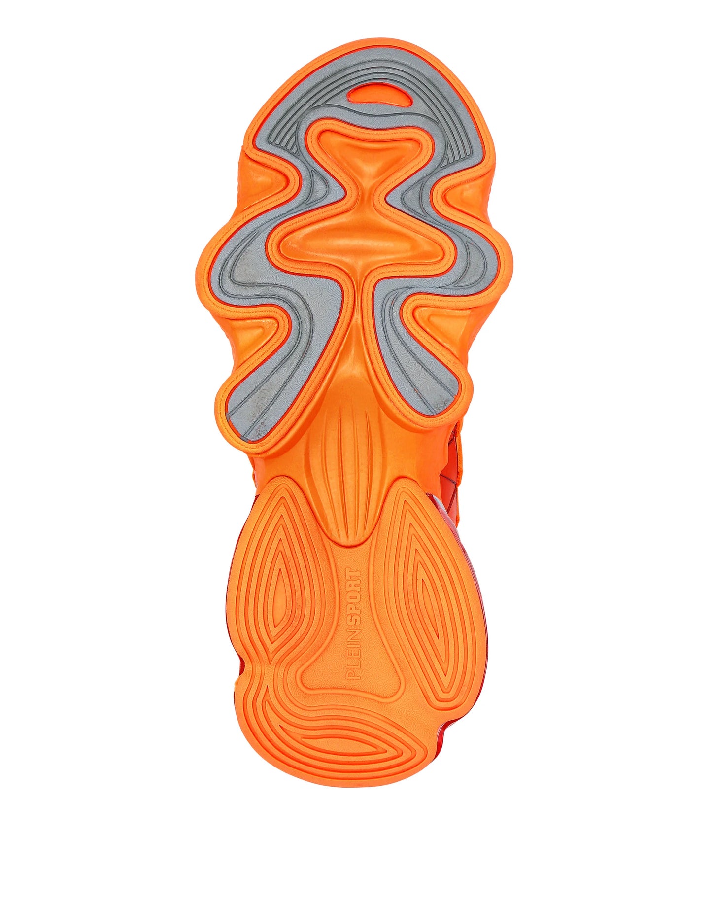 PHILIPP PLEIN || Plein Sport Tiger Attack Gen.X-04 Orange Knit Tech Sneakers