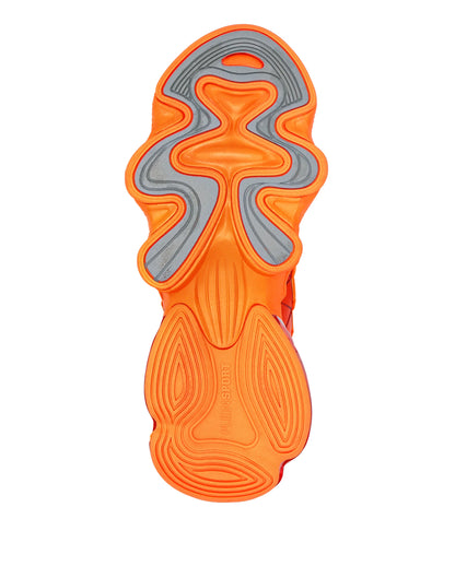 PHILIPP PLEIN || Plein Sport Tiger Attack Gen.X-04 Orange Knit Tech Sneakers
