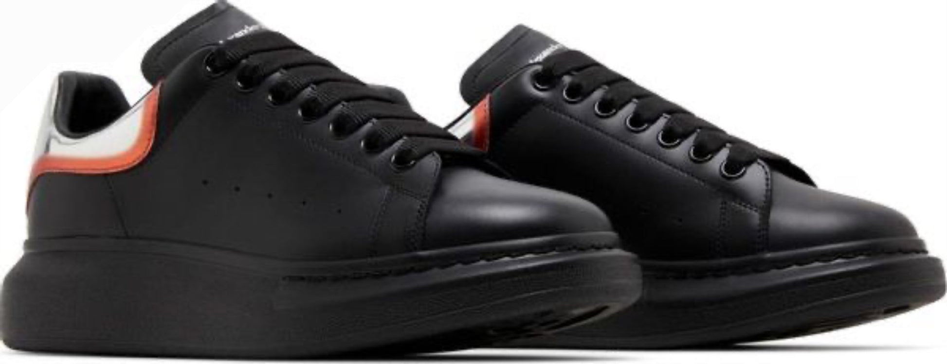 Alexander McQueen || Oversized Sneaker 'Black Silver Welsh Red' - FASHION MYST 