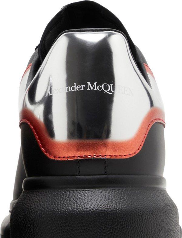 Alexander McQueen || Oversized Sneaker 'Black Silver Welsh Red' - FASHION MYST 