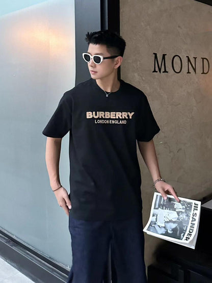 BURBERRY || Black/White Bonded T-Shirt - FASHION MYST 