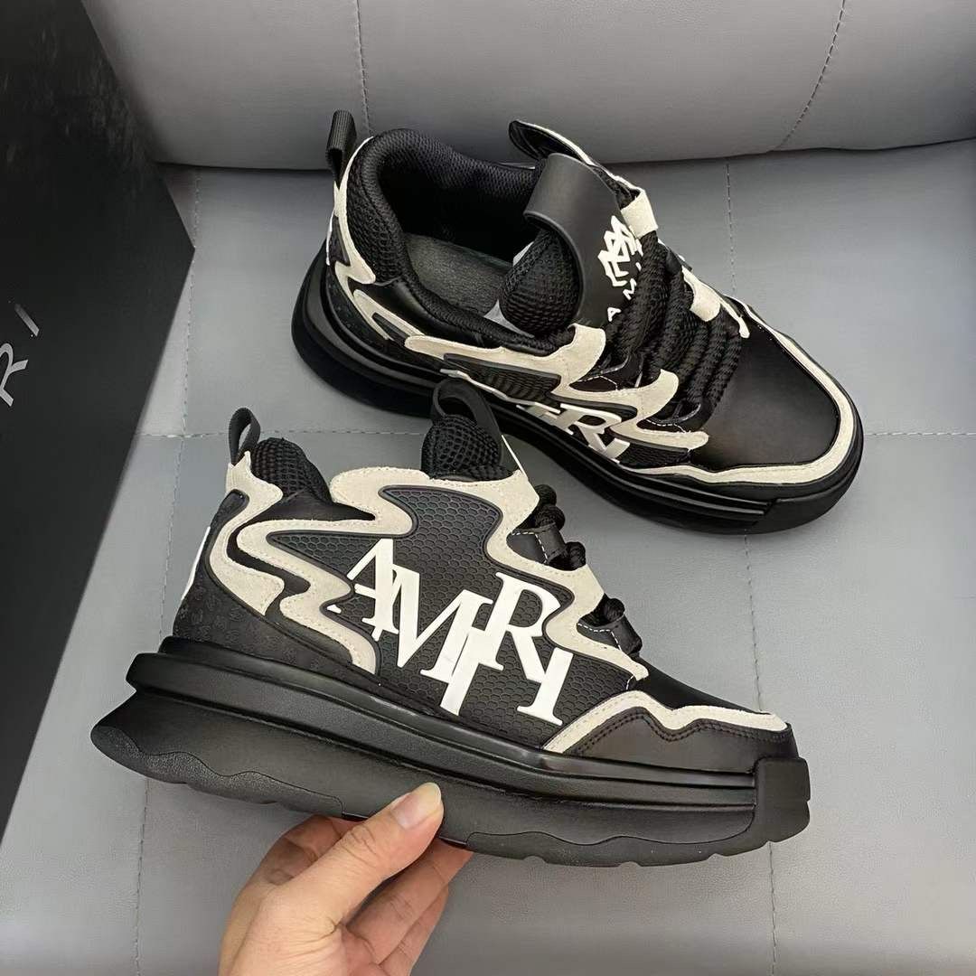 AMIRI || Men Round-Toe Lace-Up Sneakers - FASHION MYST 