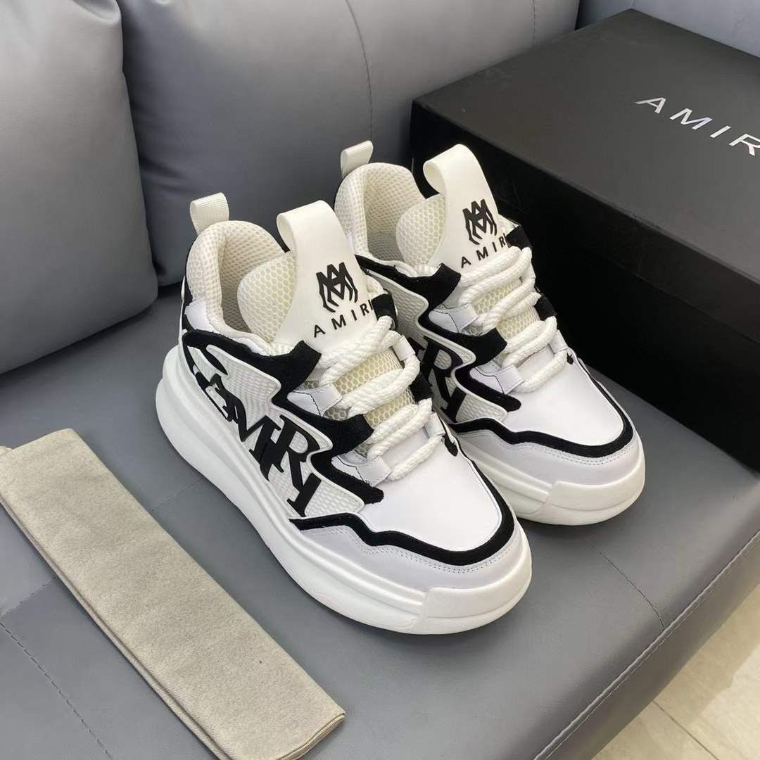 AMIRI || Men Round-Toe Lace-Up Sneakers - FASHION MYST 