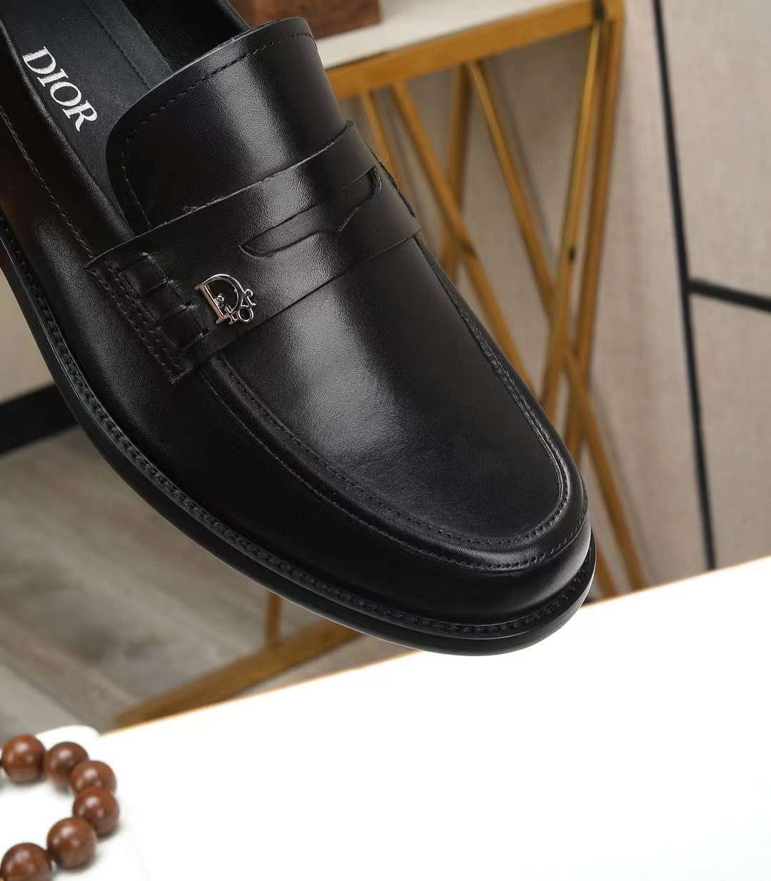 Dior Granville Loafer | Black Smooth Calfskin