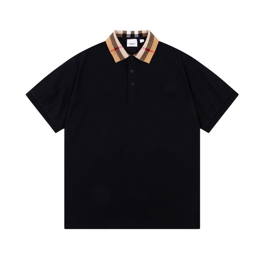 Burberry Men's  Check Collar Polo T-Shirt