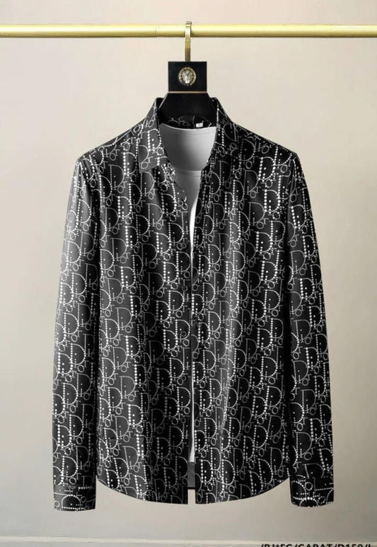 Christian Dior | Monogram Long Sleeves Cotton Logo Luxury Shirts