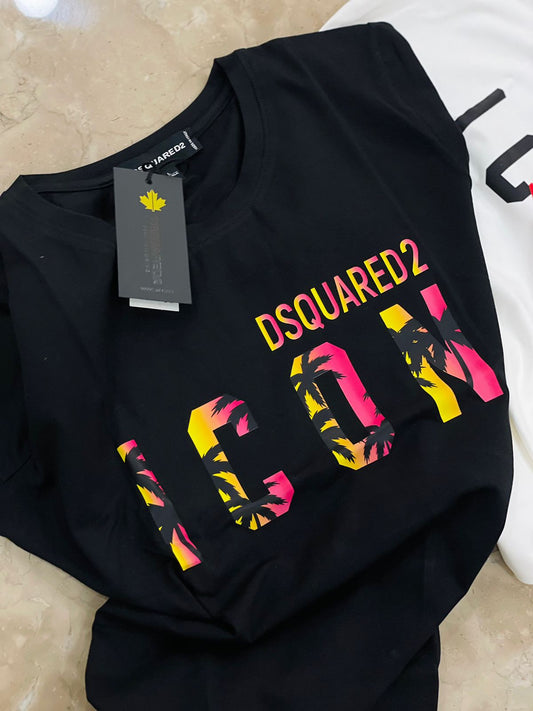 DSQUARED || Women  T-Shirt With Icon  Double Logo