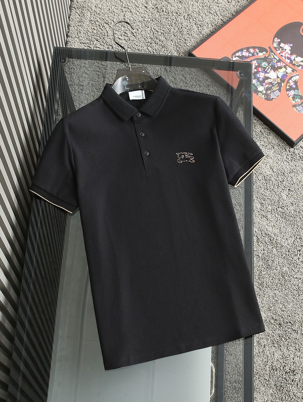 BURBERRY || Burberry Cotton Pique Polo T-Shirt - FASHION MYST 