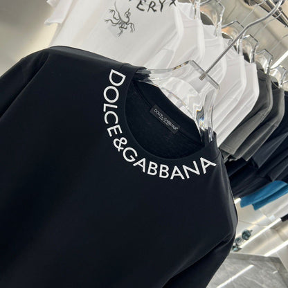 DOLCE & GABBANA || Drop Shoulder T-Shirt : Iconic Italian Fashion for Every Occasion - FASHION MYST 