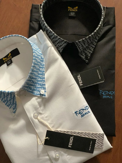 FENDI || Fendi: Black & White Shirt Essentials - FASHION MYST 