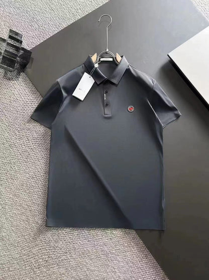 GUCCI || Logo-Patch Cotton Polo Shirt - FASHION MYST 