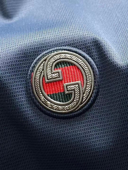 GUCCI || Logo-Patch Cotton Polo Shirt - FASHION MYST 