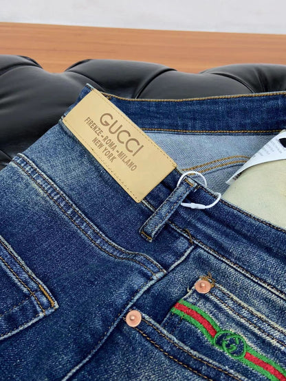 GUCCI || Premium Blue GG Jeans - FASHION MYST 