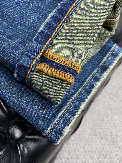 GUCCI || Premium Blue GG Jeans - FASHION MYST 