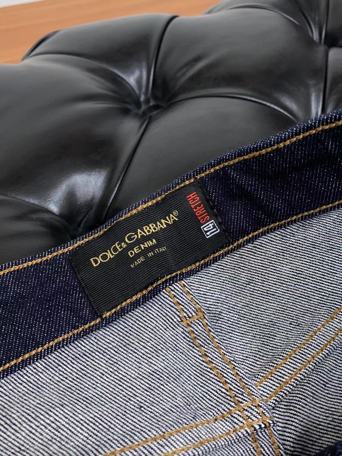 DOLCE & GABBANA || Dark Blue Premium Quality Denim Jeans - FASHION MYST 