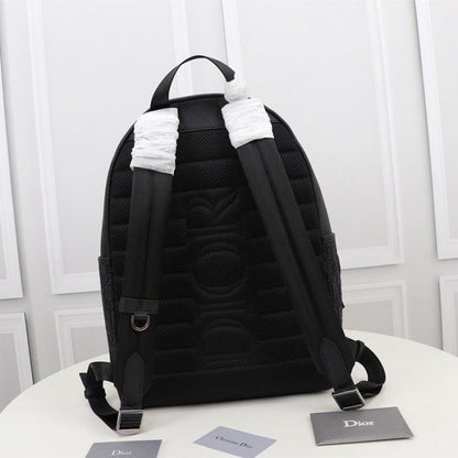 CHRISTIAN DIOR || Rider Backpack Black Dior Oblique Jacquard - FASHION MYST 