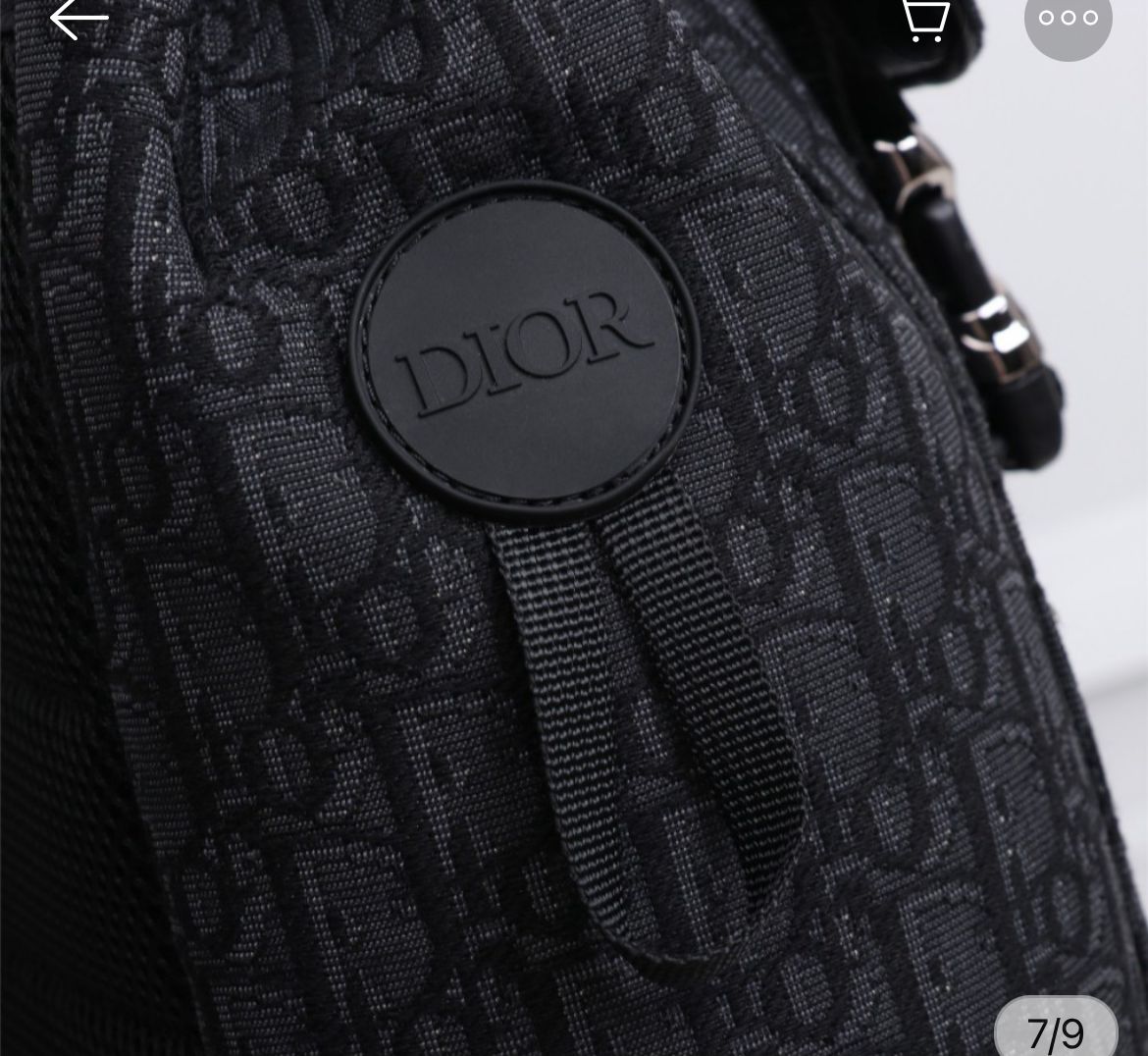 CHRISTIAN DIOR || MOTION OBLIQUE BACKPACK IN JACQUARD, SILVER HARDWARE - FASHION MYST 