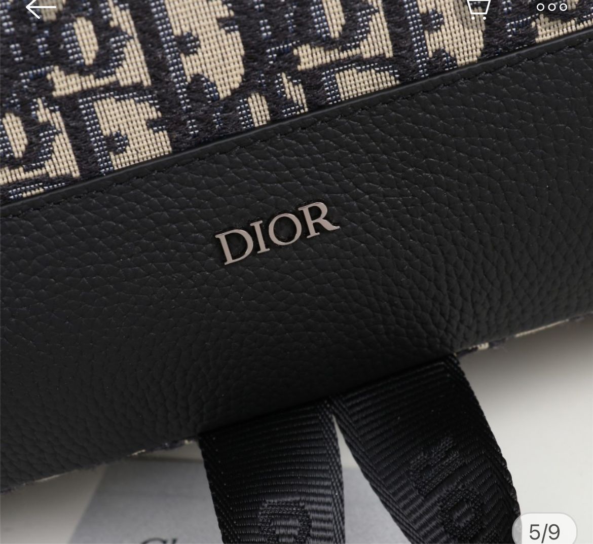 DIOR || Explorer Backpack Oblique Jacquard Black/Beige - FASHION MYST 