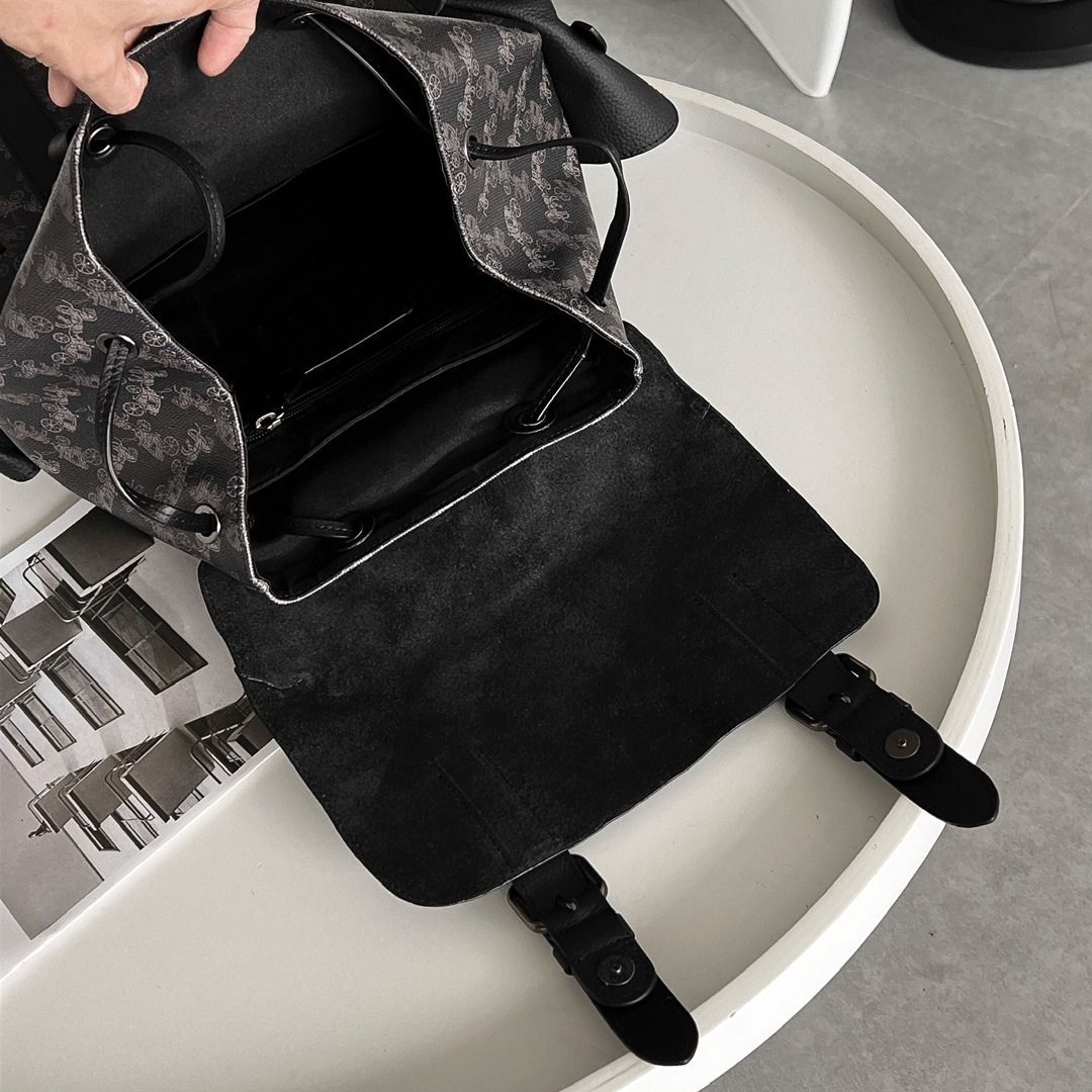 COACH || Hitch Backpack With Horse & Carriage Print Black/Grey – FASHION MYST