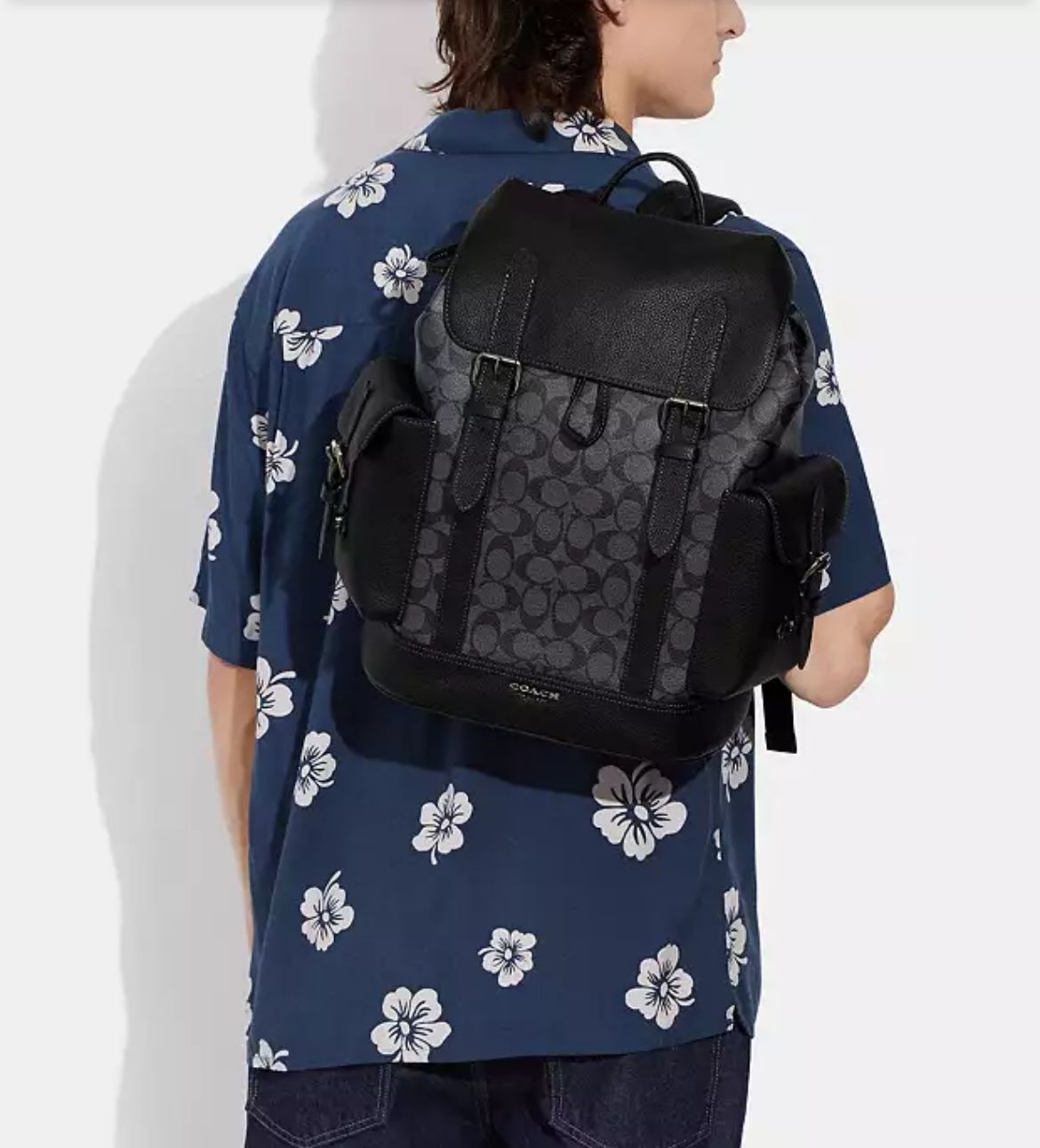 COACH || Outlet Hudson Backpack Black - FASHION MYST 