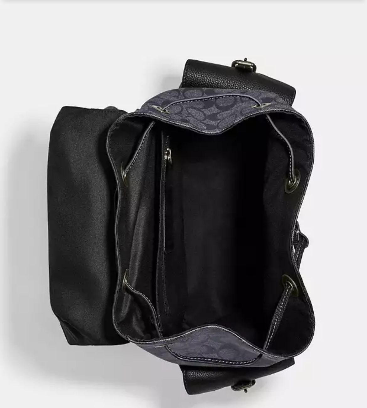 COACH || Outlet Hudson Backpack Black - FASHION MYST 