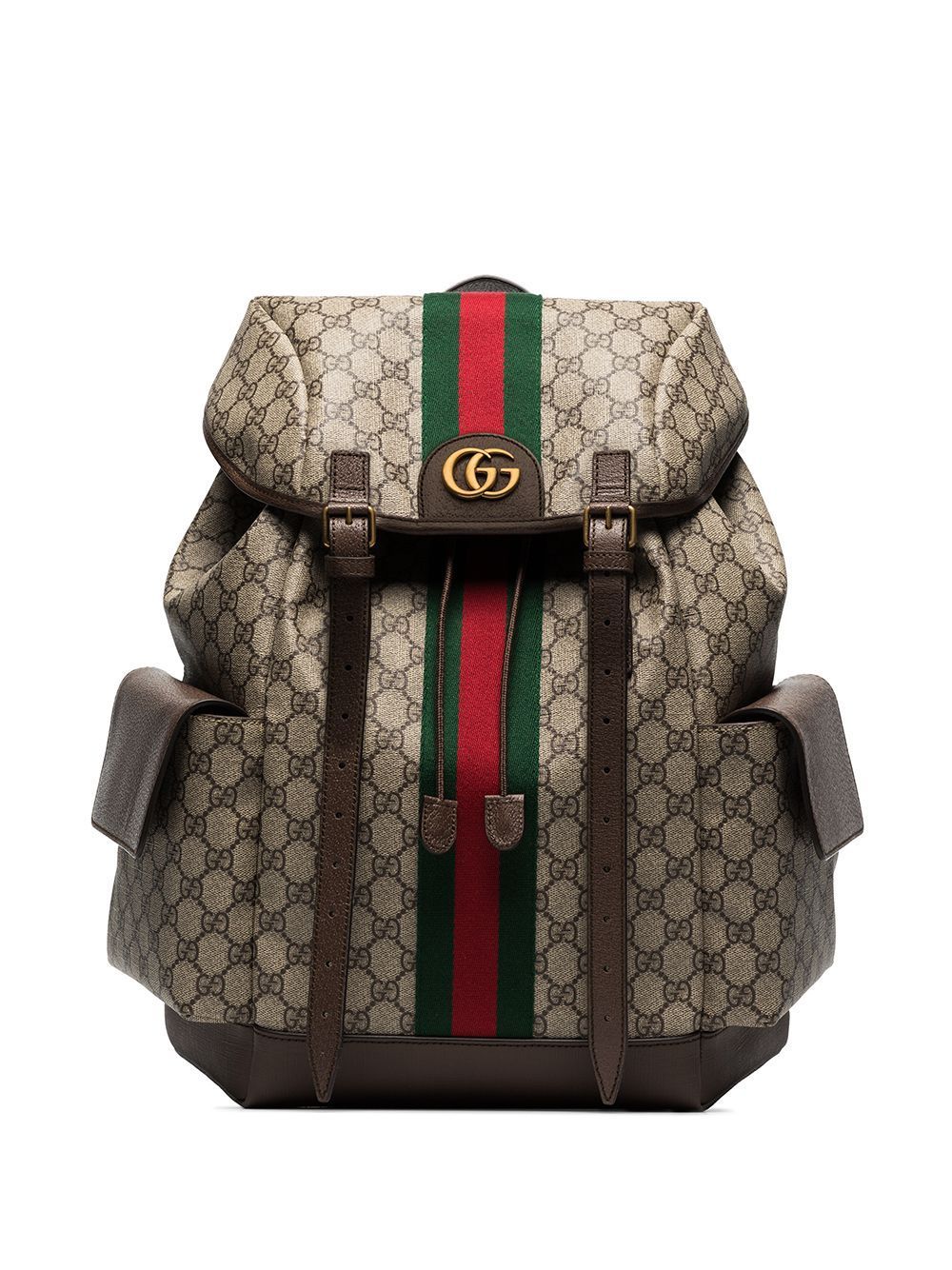 GUCCI || Ophidia Medium Backpack BLACK / BROWN - FASHION MYST 