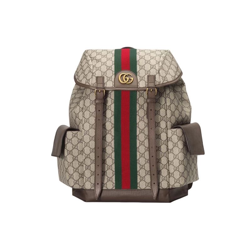 GUCCI || Ophidia Medium Backpack BLACK / BROWN - FASHION MYST 