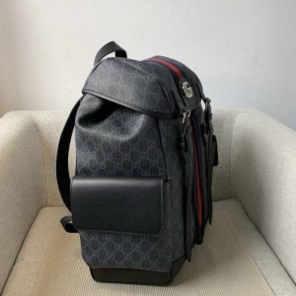 GUCCI || Ophidia Medium Backpack BLACK / BROWN - FASHION MYST 