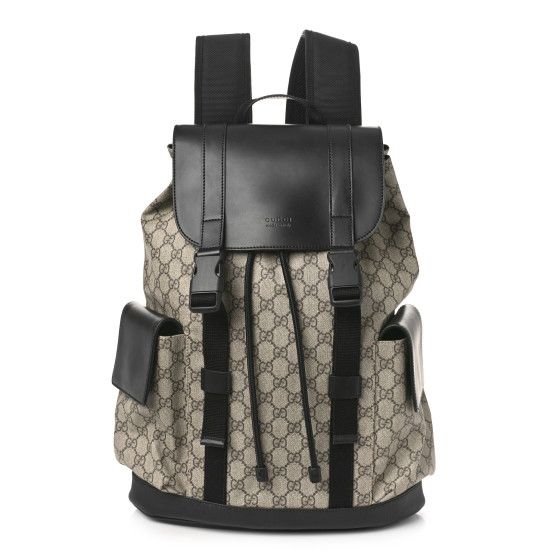 GUCCI || Soft GG Supreme Backpack Beige - FASHION MYST 