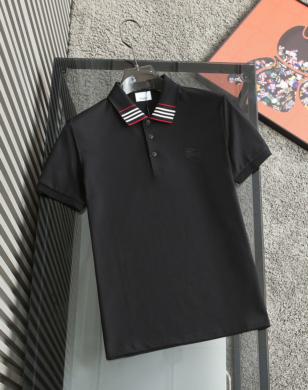 BURBERRY || Men Branded Polo Tees With Collar Design - FASHION MYST 