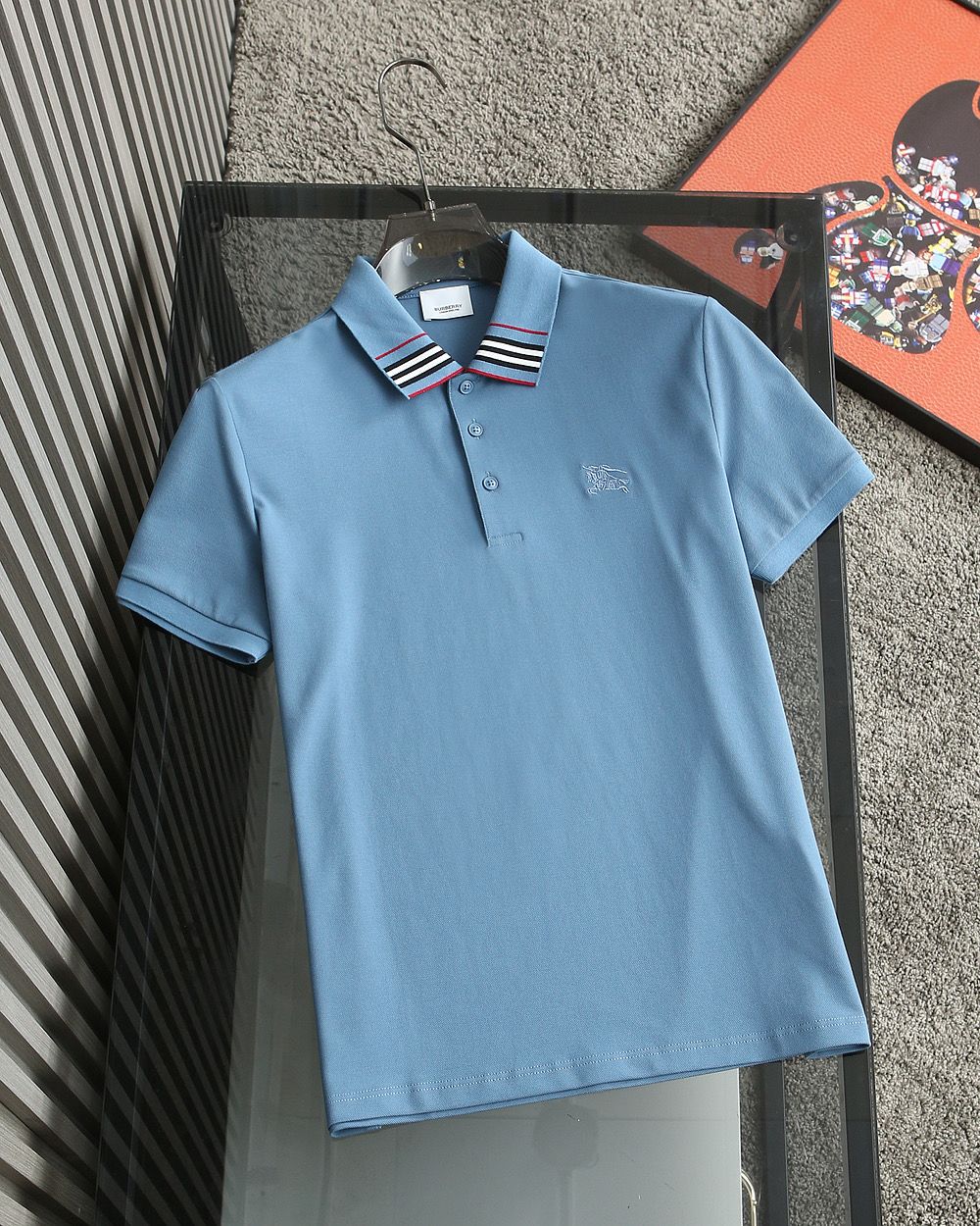 BURBERRY || Men Branded Polo Tees With Collar Design - FASHION MYST 