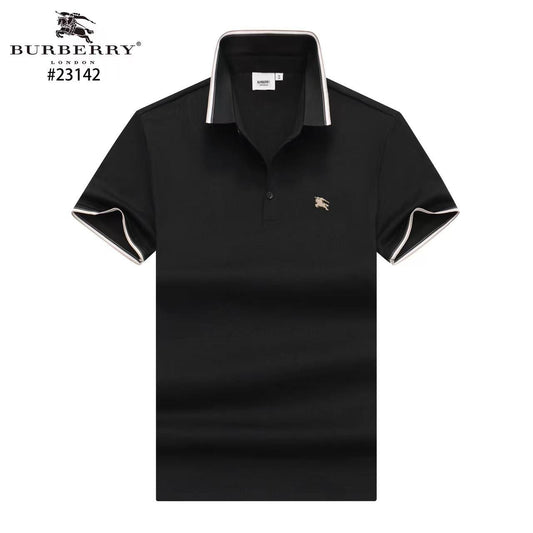 BURBERRY || Stretch Piquet Polo T-Shirt For Men - FASHION MYST 