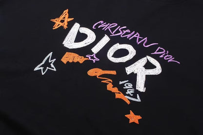 CHRISTIAN DIOR || Trendy New Style Letter Pattern T-Shirt Men Women Same Style - FASHION MYST 