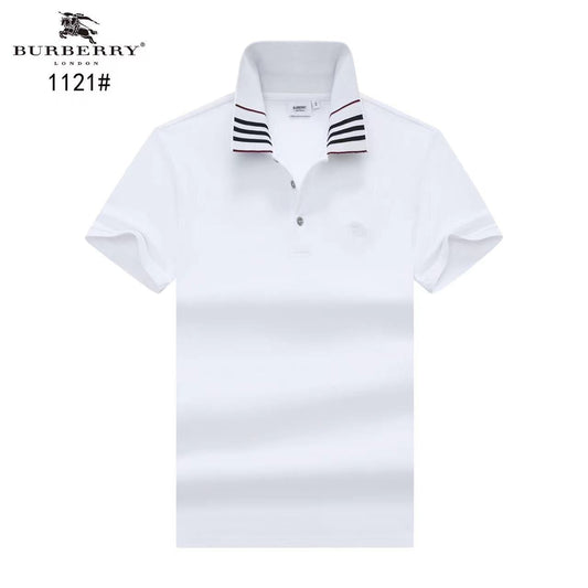 BURBERRY || Cotton-Jersey Polo T-Shirt For Men - FASHION MYST 