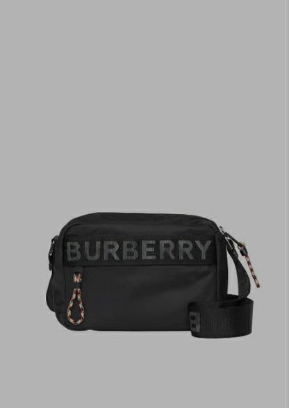 BURBERRY || Men's Black Logo Crossbody Bag - FASHION MYST 