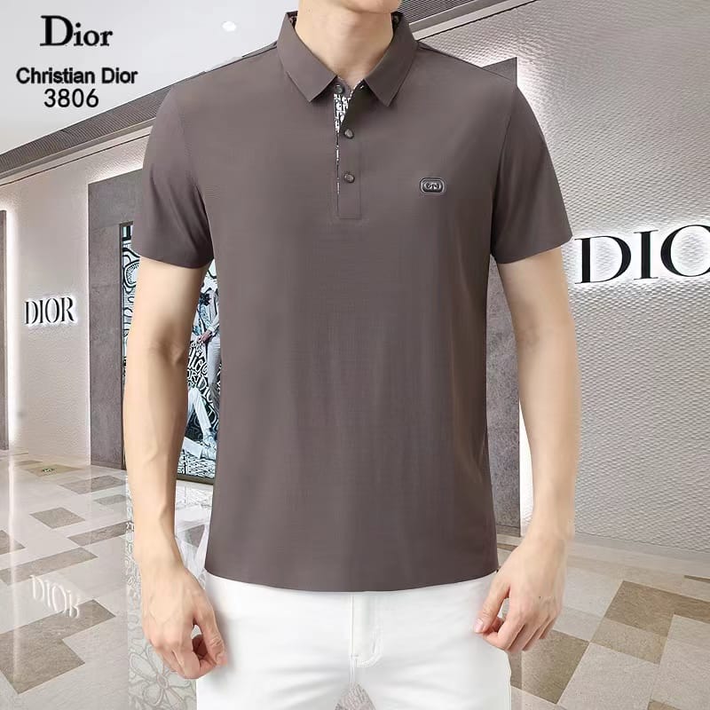 CHRISTIAN DIOR || Cotton Pique Polo T-Shirt - FASHION MYST 