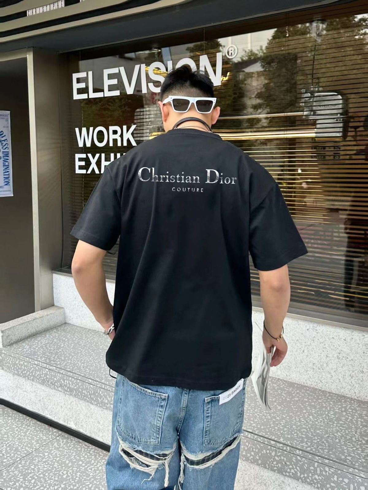 CHRISTIAN DIOR || CHRISTIAN DIOR COUTURE RELAXED-FIT T-SHIRT - FASHION MYST 