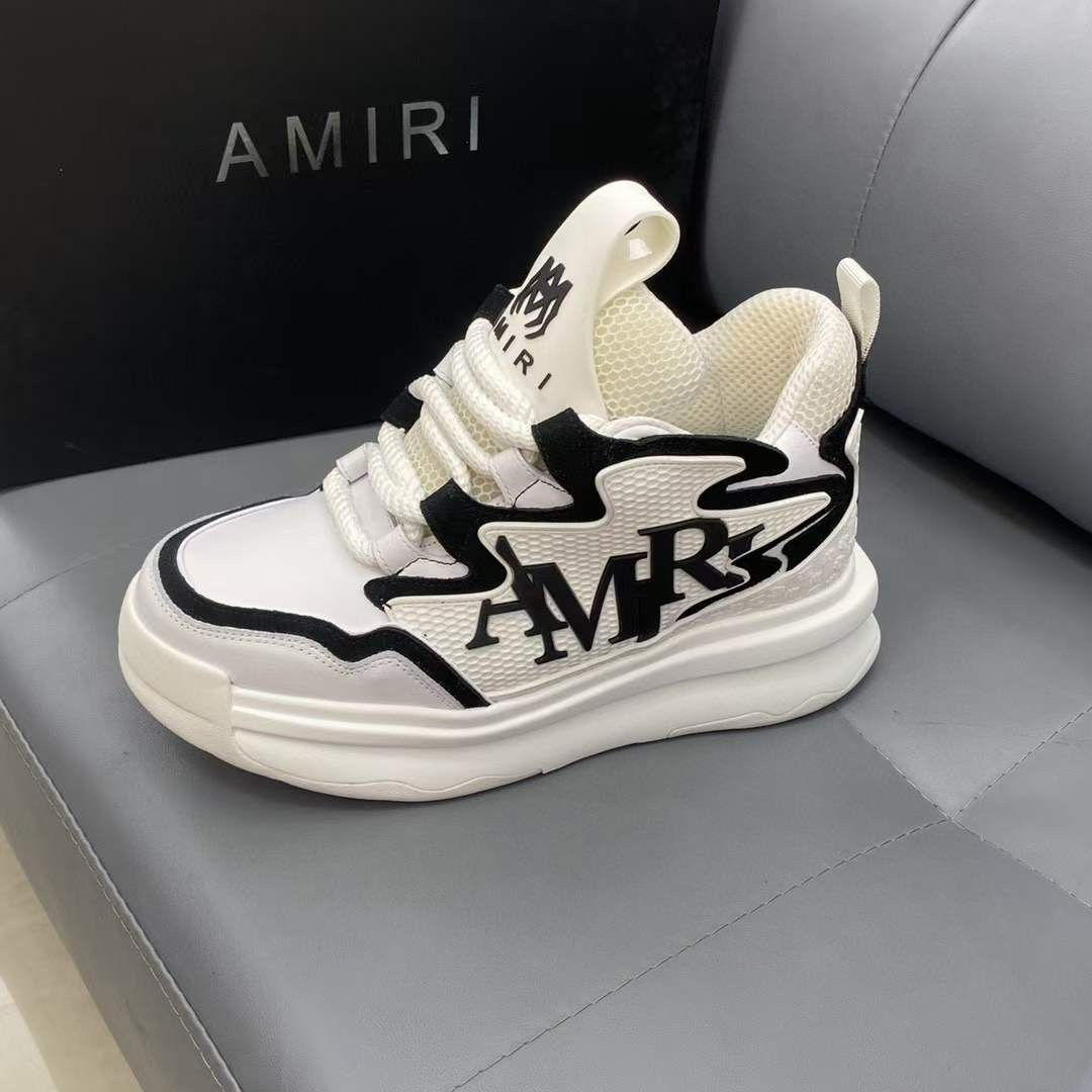 AMIRI || Daymaster White Low-Top Sneakers - FASHION MYST 