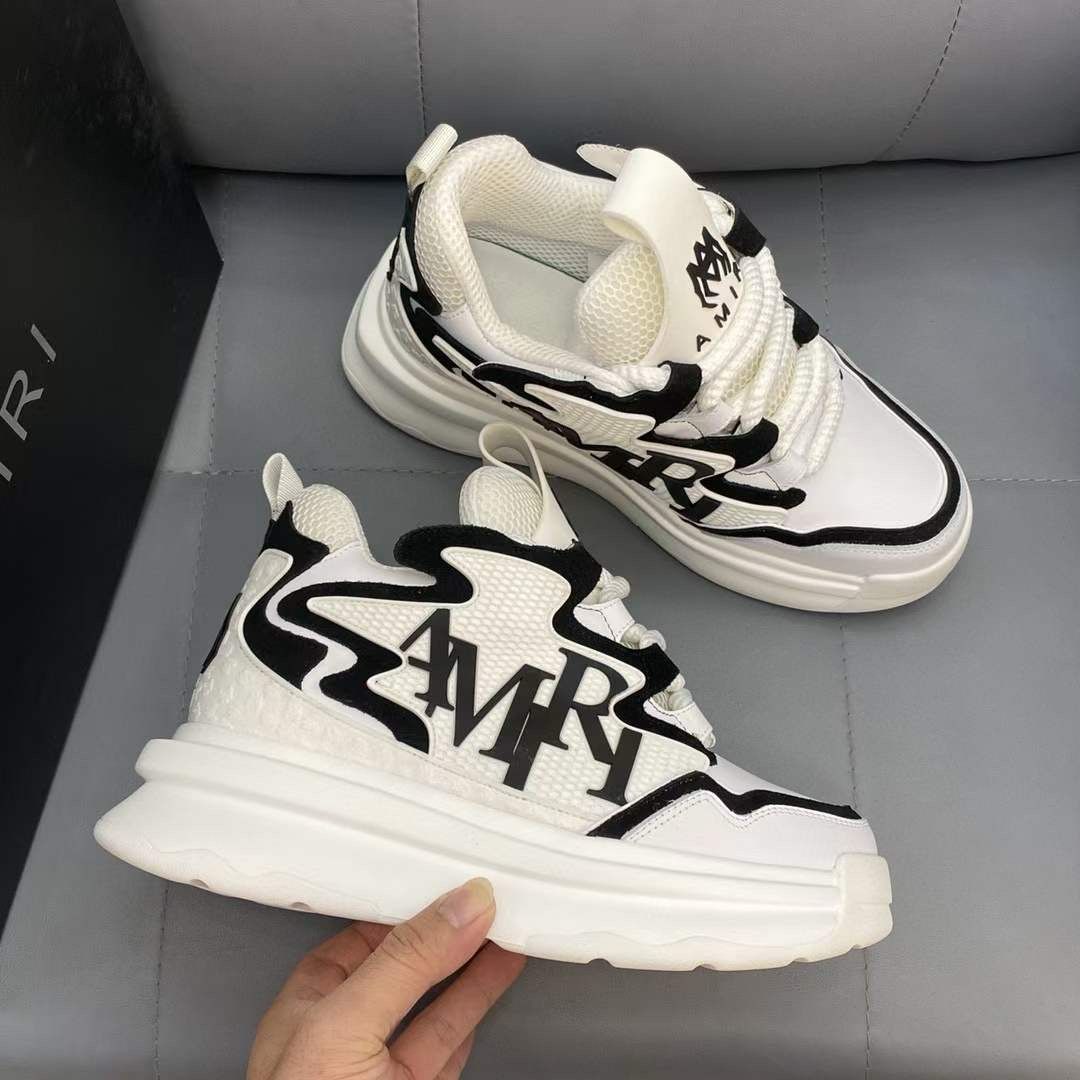 AMIRI || Daymaster White Low-Top Sneakers - FASHION MYST 