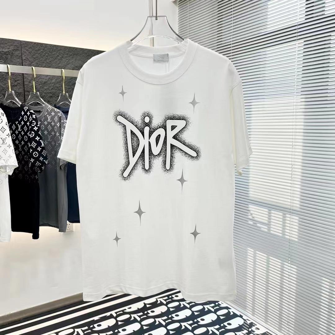 CHRISTIAN DIOR || Dior T-Shirt And Shawn In White for Men - FASHION MYST 